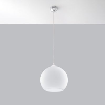 Lampa wisząca BALL biała (SL.0256)